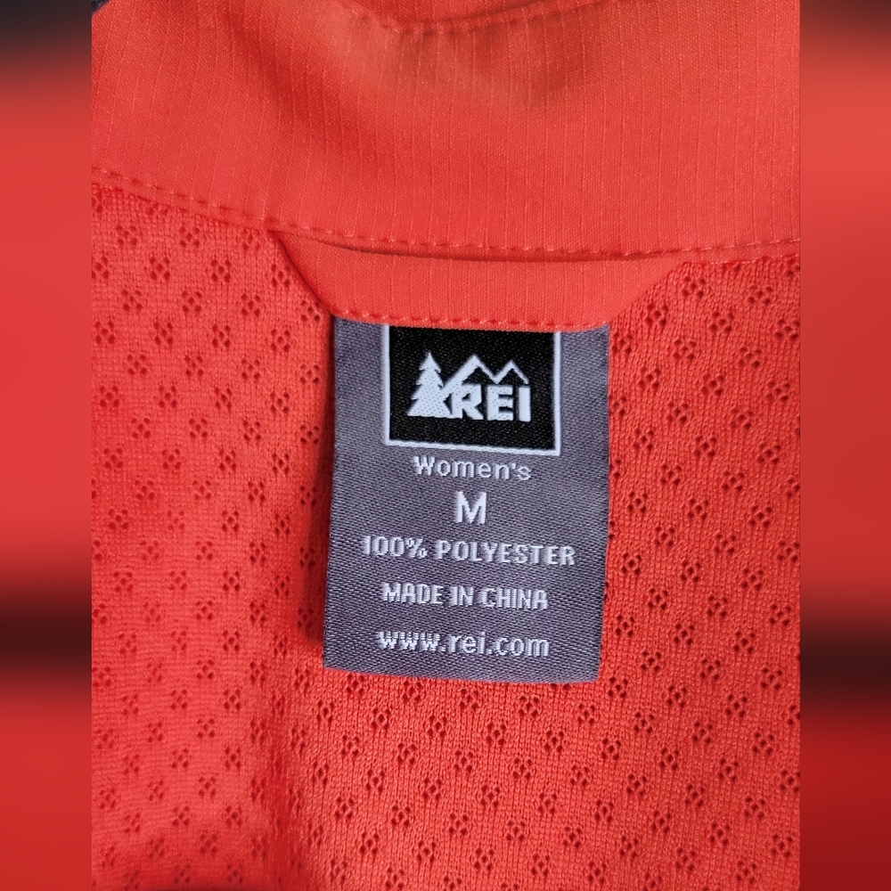 REI Women's Hiking Shirt - Size Medium - Orange - Preowned - Picture 6 of 15